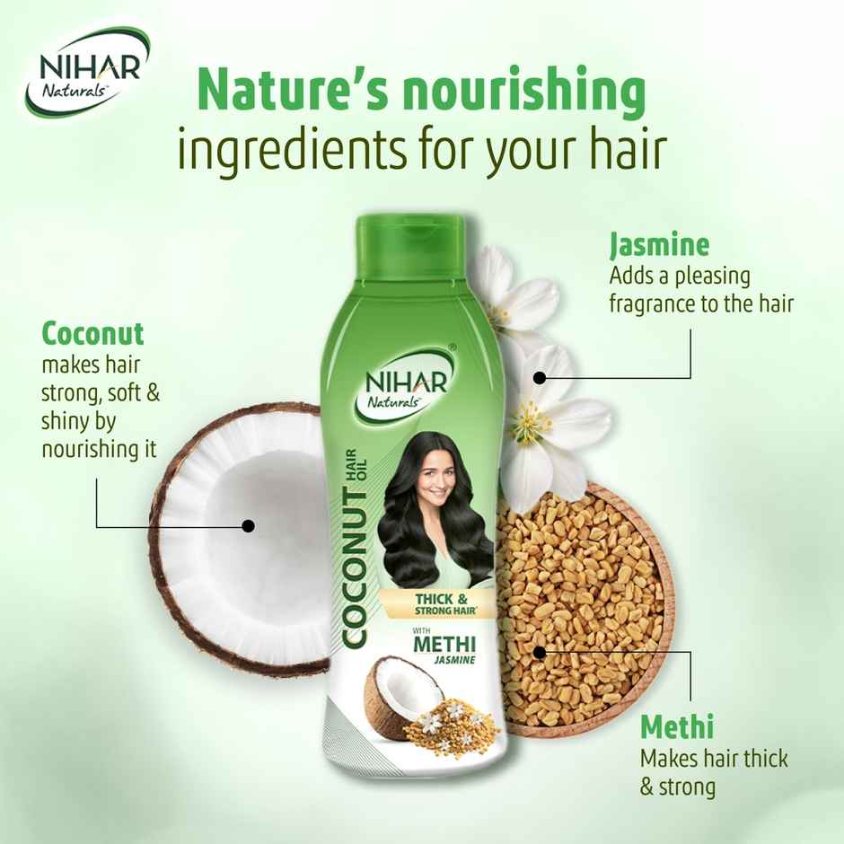 Nihar Naturals Hair Oil Jasmine Fragrance