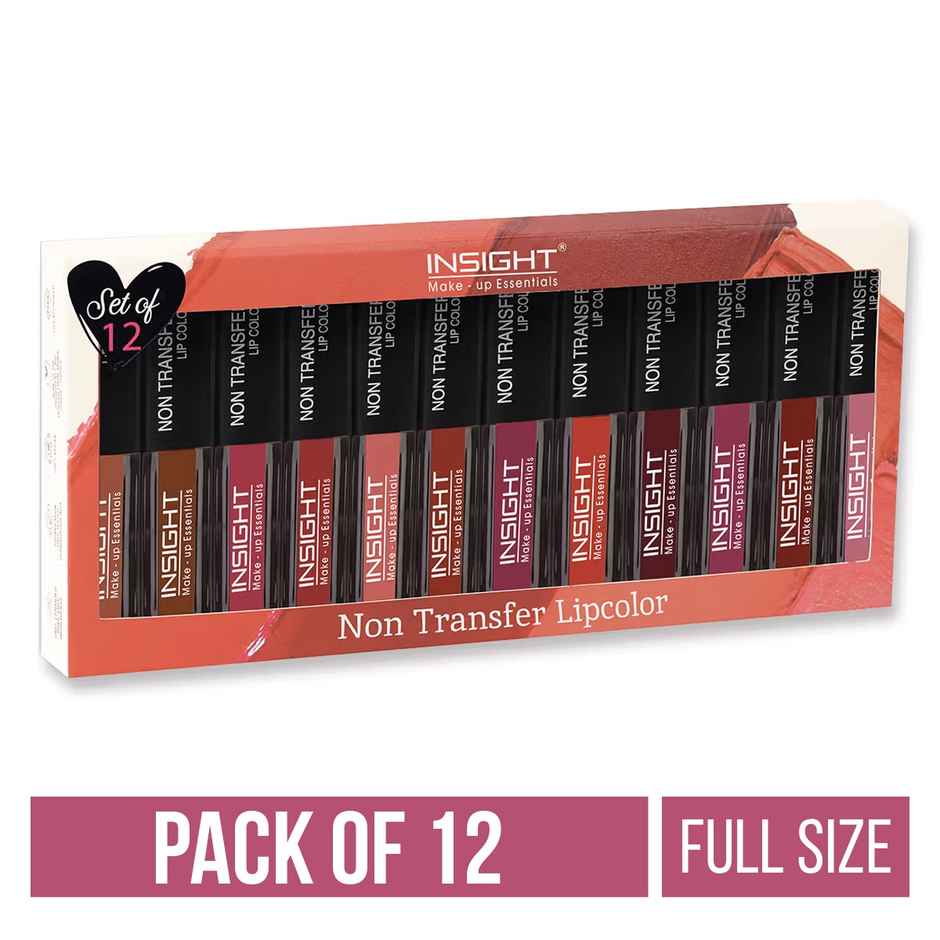Insight Cosmetics Non Transfer Lipcolor - Pack Of 12