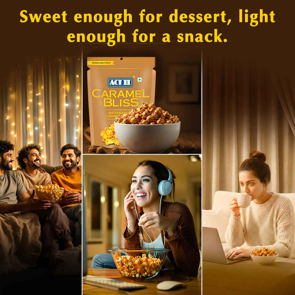 ACT II Butter Toffee Caramel Popcorn | On-the-Go Snacks | Sweet Munchies | Movie Treat