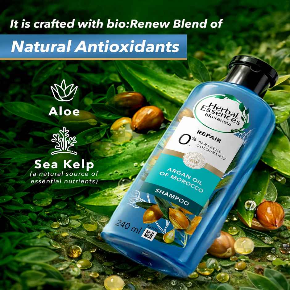 Herbal Essences Argan Oil of Morocco Shampoo For Hair Repair and No Frizz