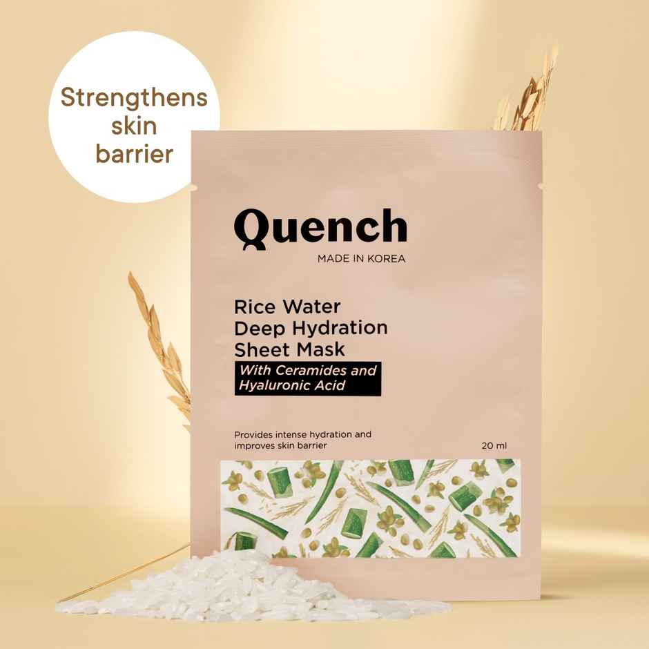 Quench Botanics Rice Water Deep Hydration Sheet Mask
