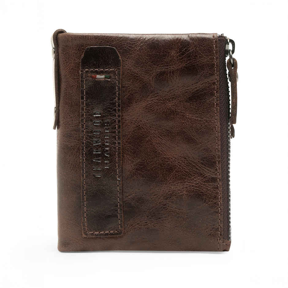 Teakwood Men's Leather Bi-fold Wallet | Brown