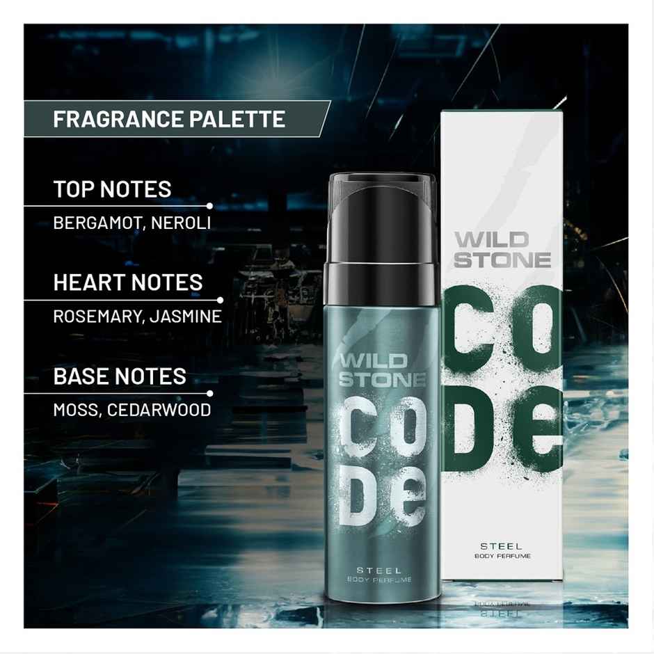 Wild Stone Code Steel Body Perfume