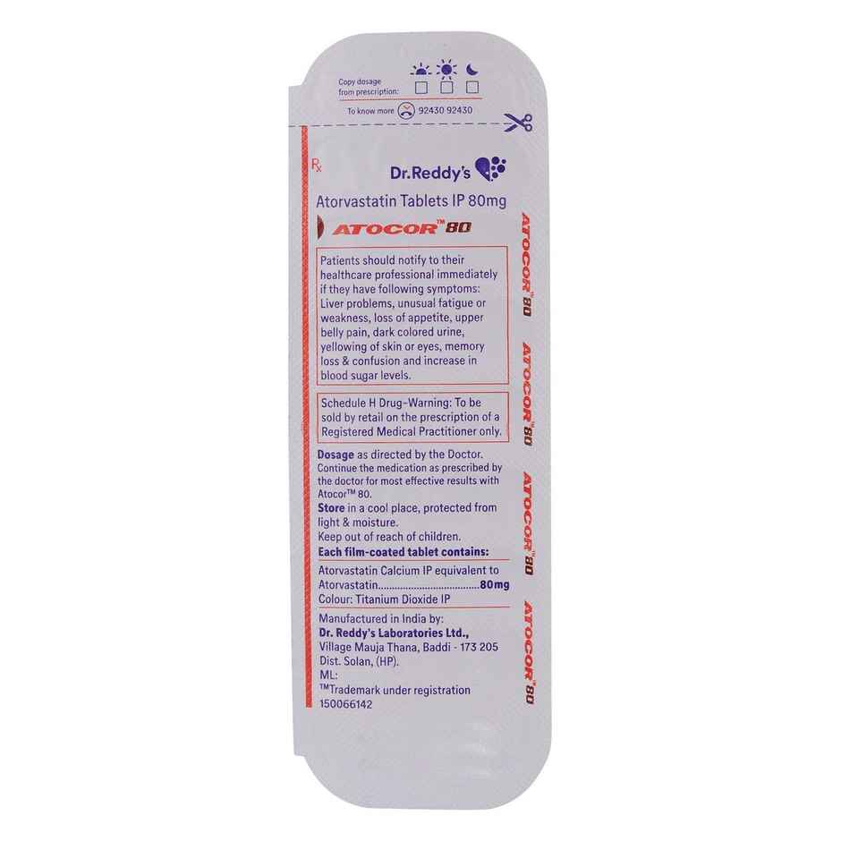 Atocor 80 Tablet