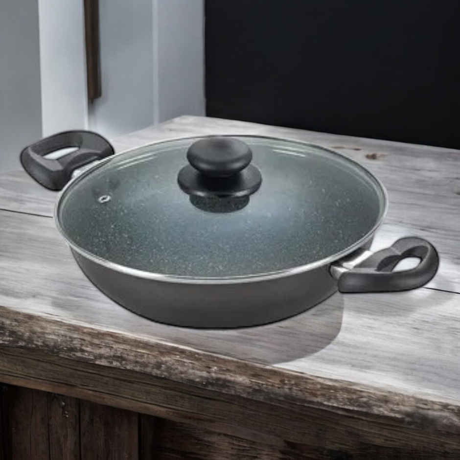 Jensons Pro Wellness Kadhai Without Lid 24 cm Induction Compatible