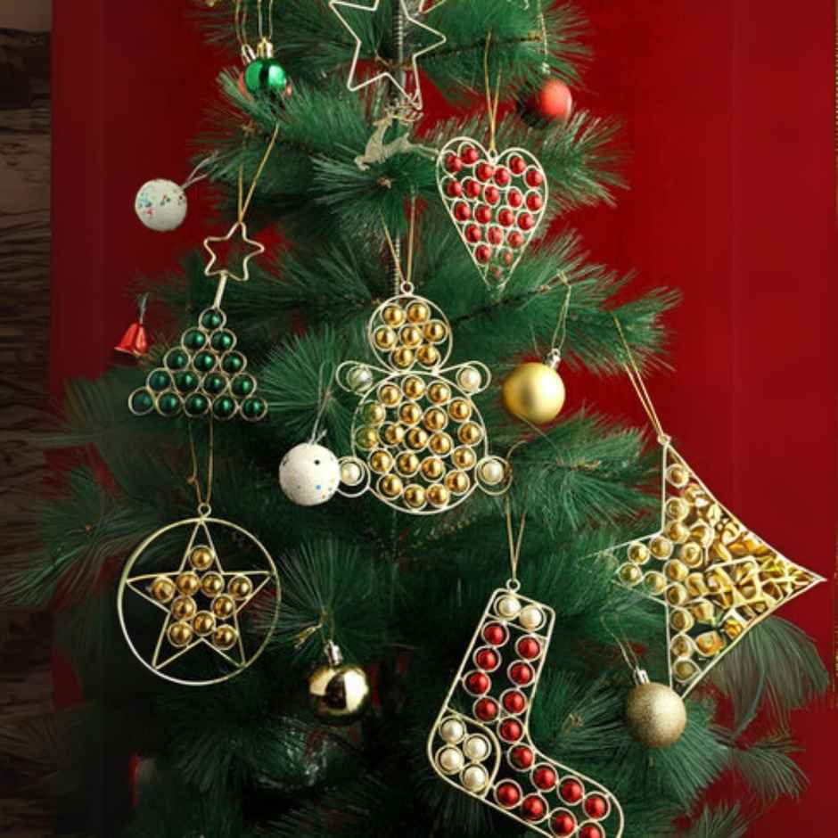 Metal Christmas Socks Hanging Ornament | Urban Born