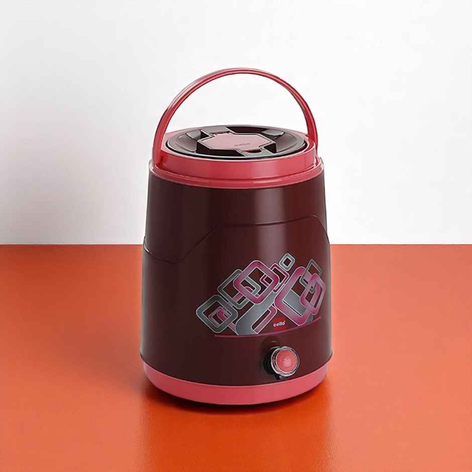 Cello Fountain Plastic PU Insulated Water Jug 5 litres, Assorted