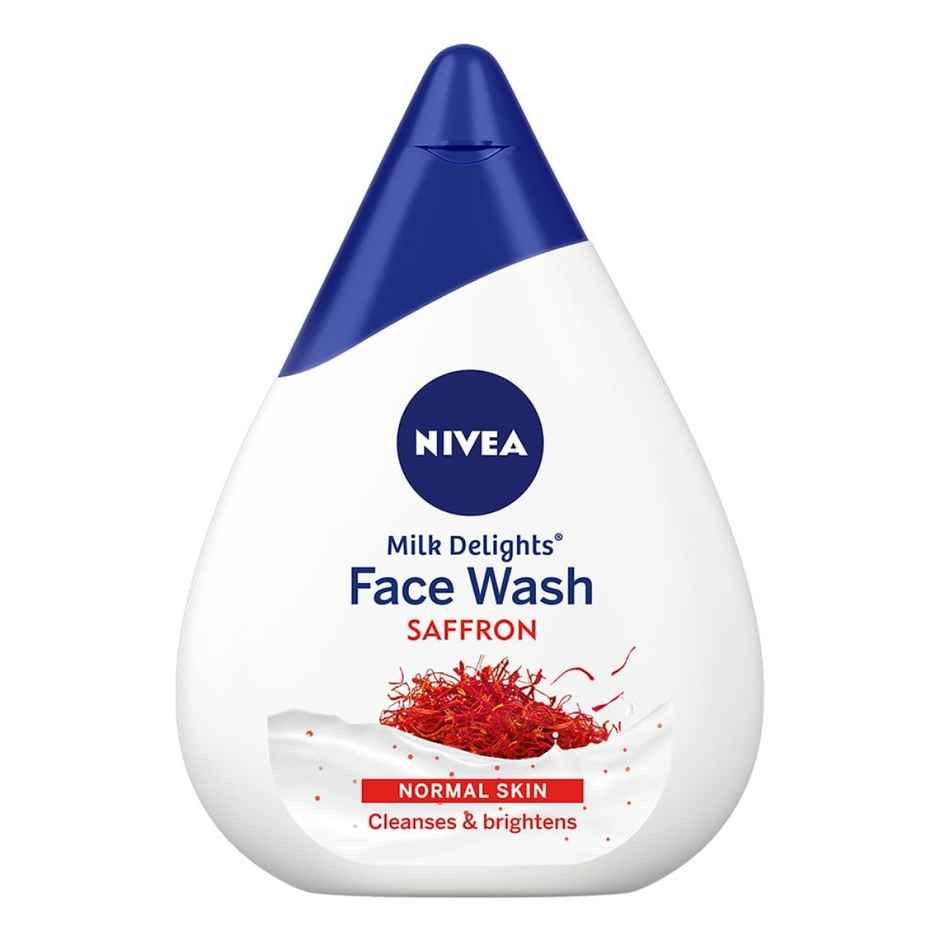 Nivea Face Wash For Normal Skin Milk Delights Saffron