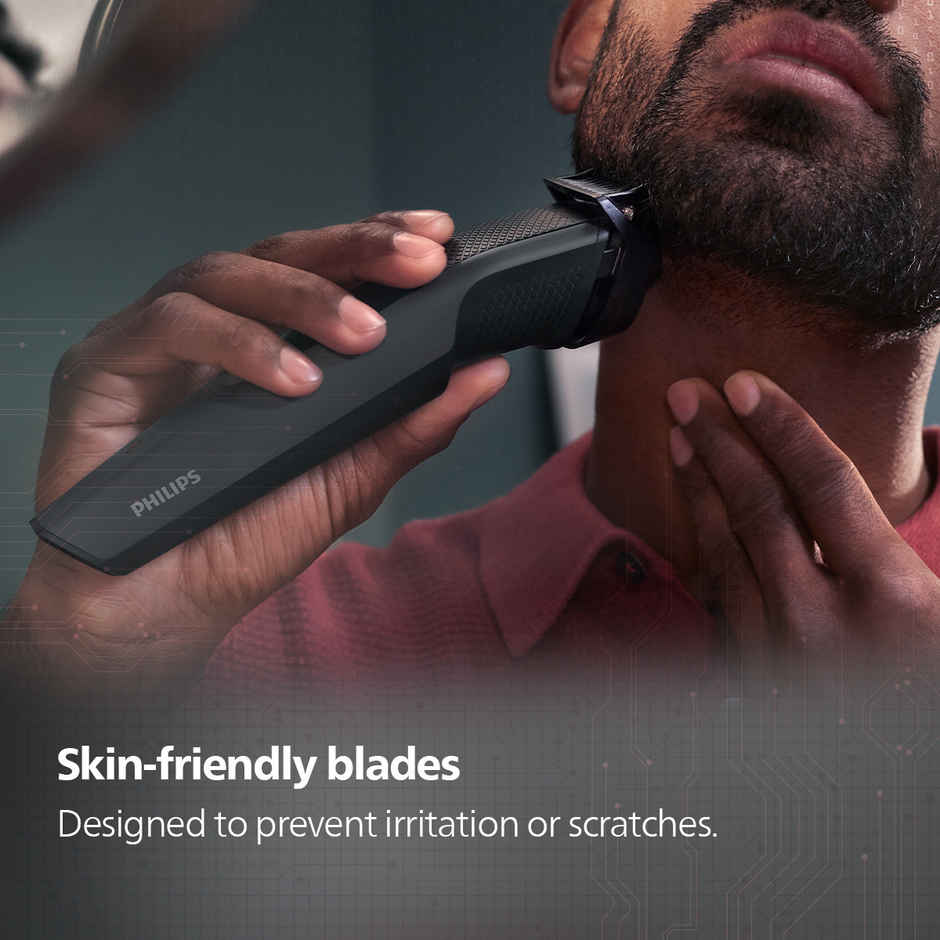 Philips Cordless Beard Trimmer for Men with Lift & Trim Technology|10 Length Setting|BT3302/15