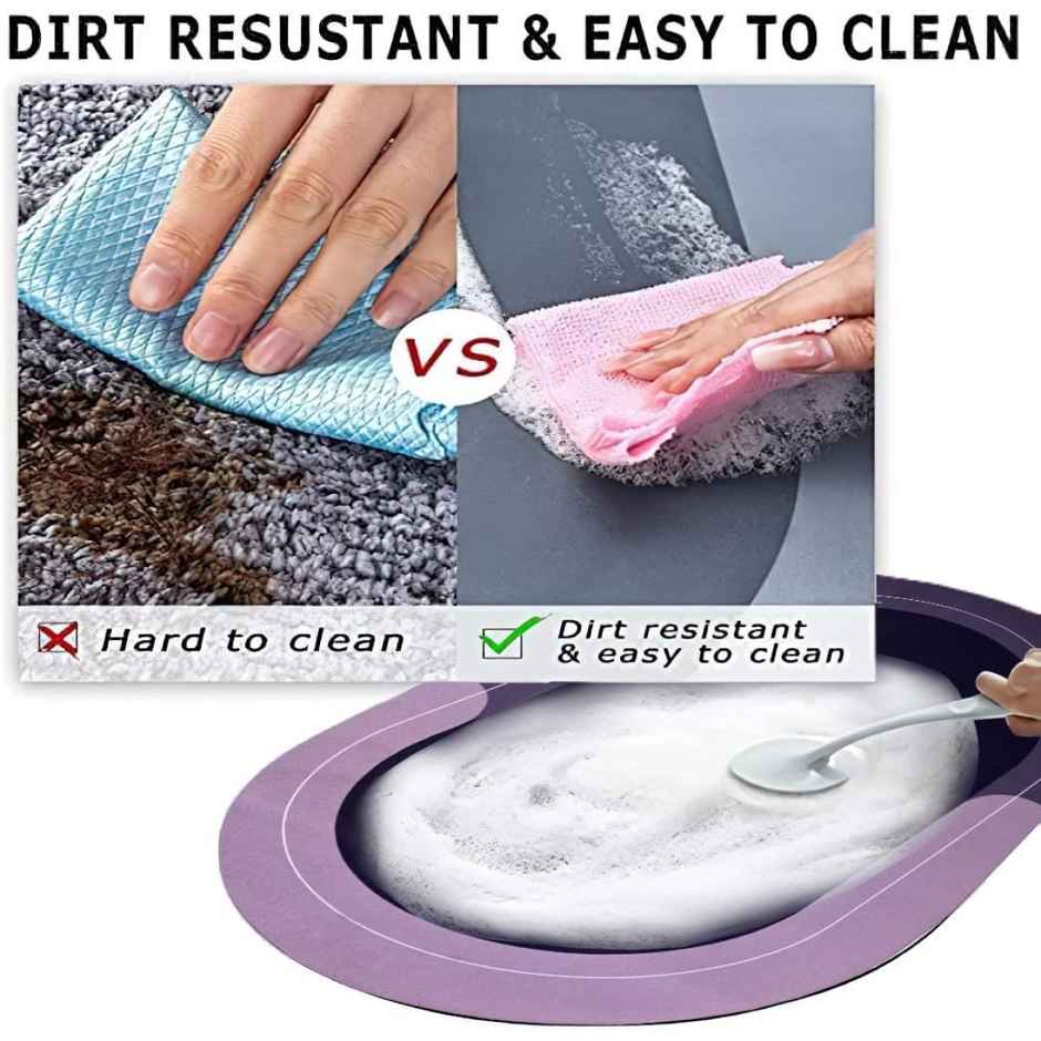 Perpetual Anti-Slip Bath Mat | Water Absorbent Quick Dry | 40 x 60 cm | Multicolor