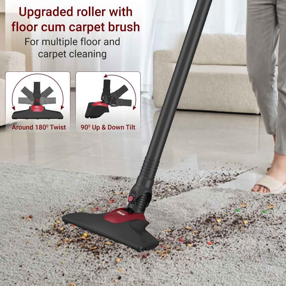 INALSA Vacuum Cleaner Ozoy Plus,700W Motor&14Kpa Suction,Hepa, 2-In-1 Handheld&Stick Vacuum Cleaner