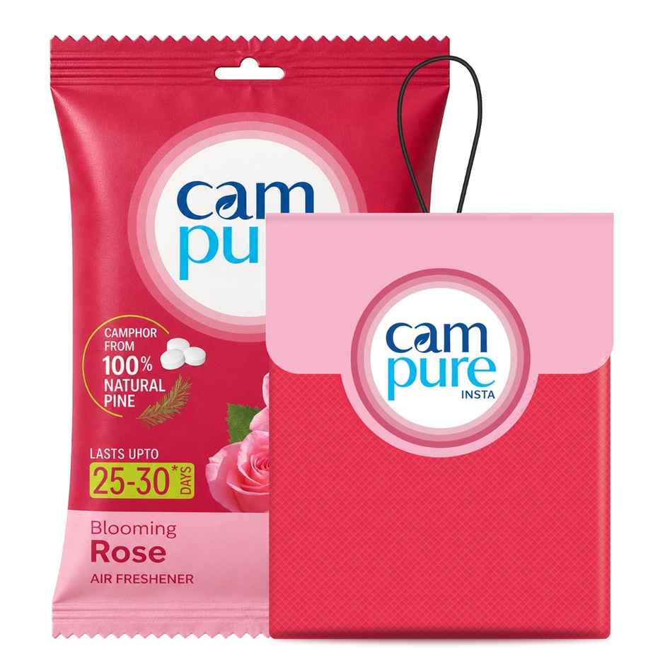 Campure Rose Insta Cone Camphor Air, Car, Room Freshener