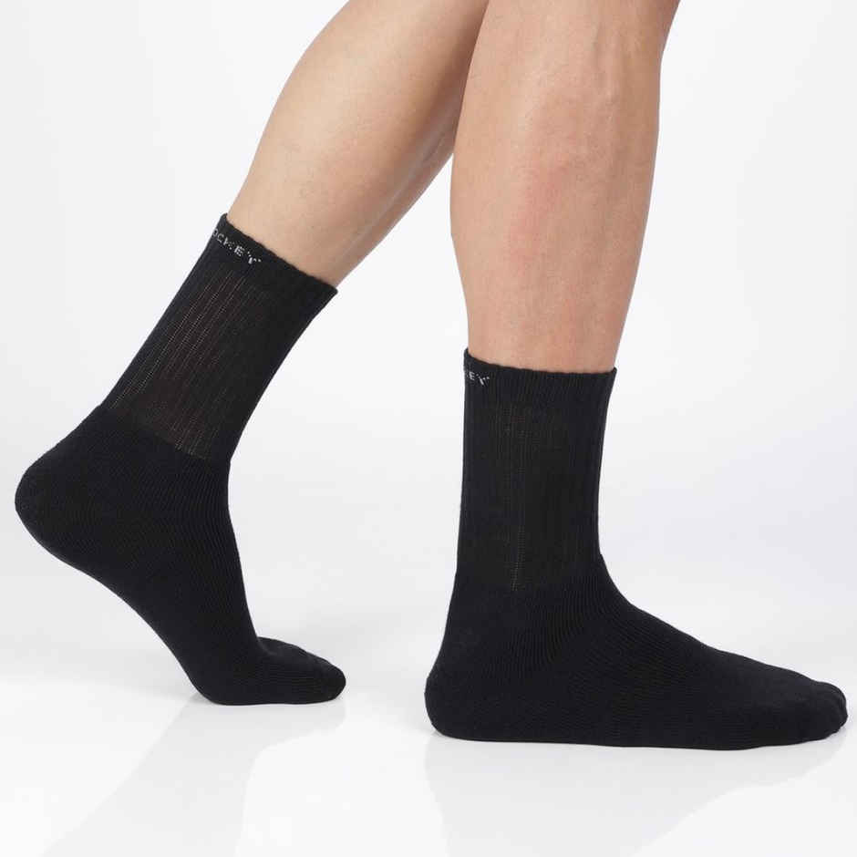 Jockey Men's Solid Cotton, Nylon, and Elastane Socks | Assorted - Free Size