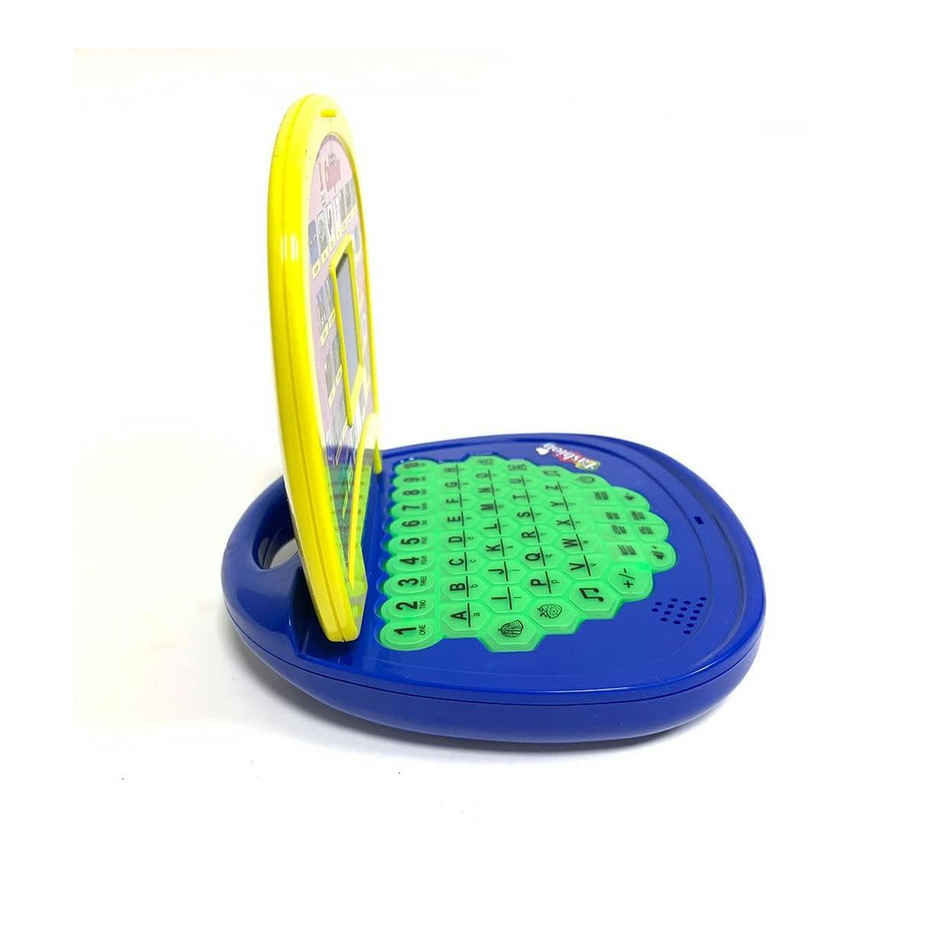 Wembley Computer Toy Baby Laptops For Kids 6 Yrs Educational Toy Sound And Music - Yellow & Blue