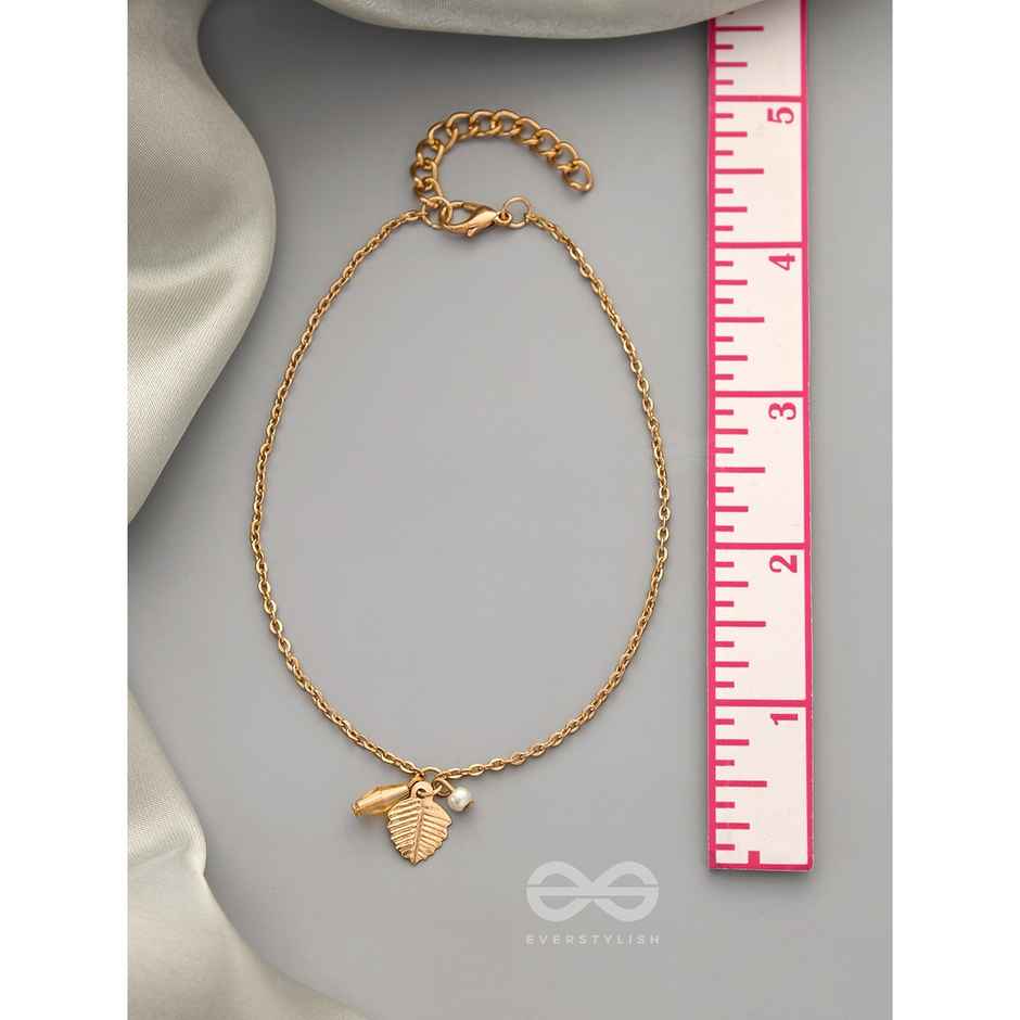 Everstylish The Autumn Tree- Elegant Golden Anklet