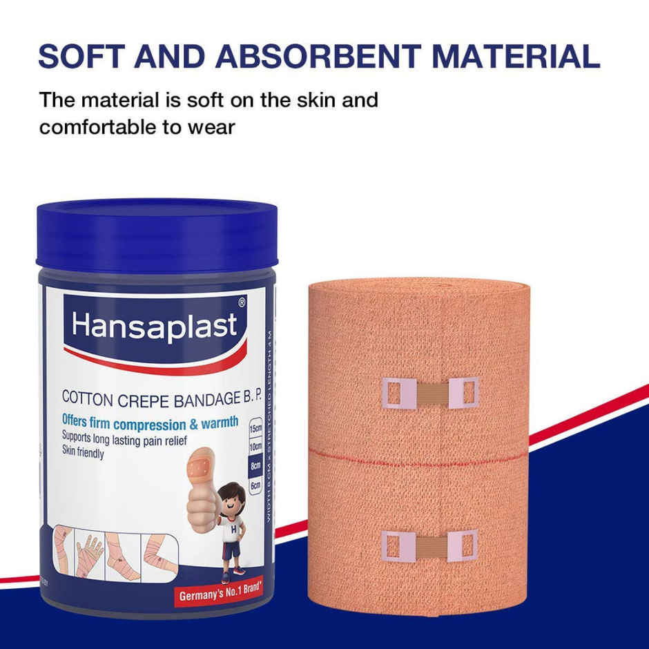 Hansaplast Crepe Bandage (8 CM X 4 M)