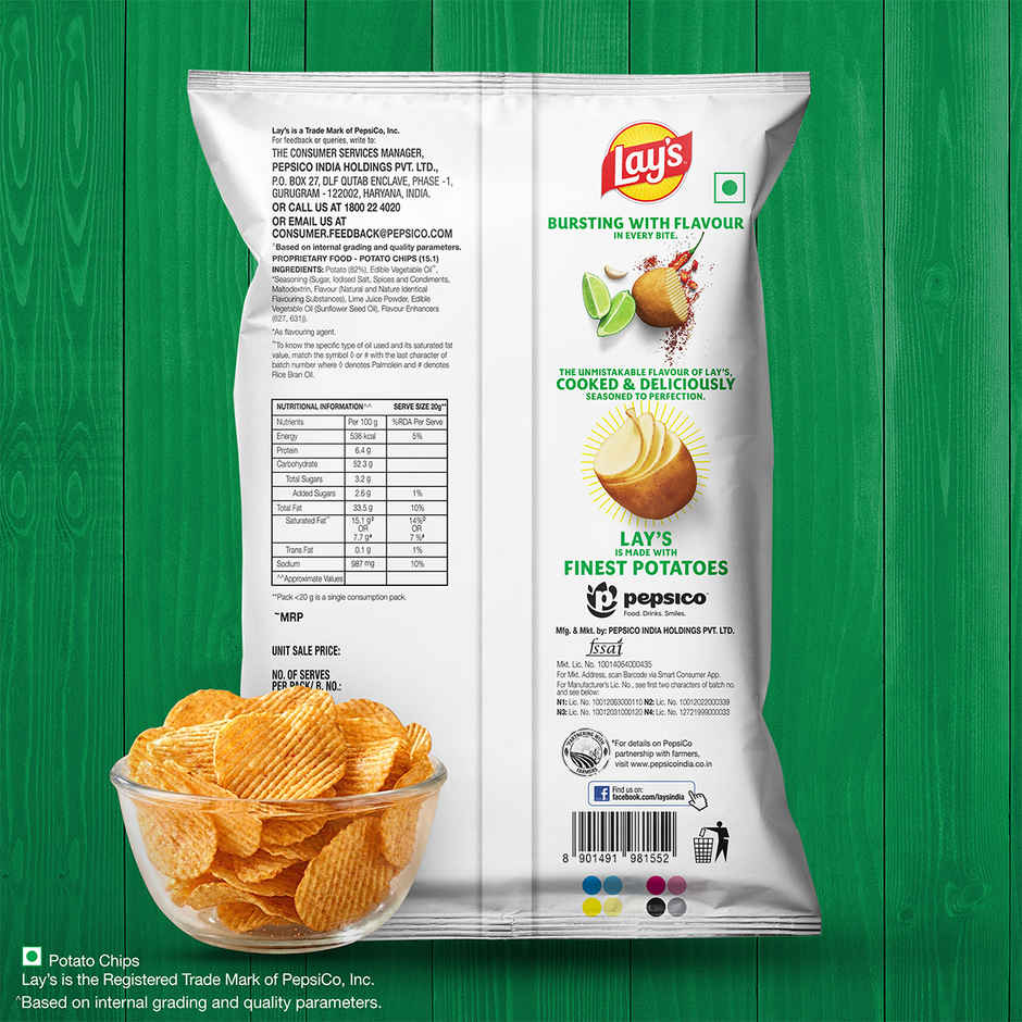 Lay's Potato Chips - Chile Lemon Flavour Combo
