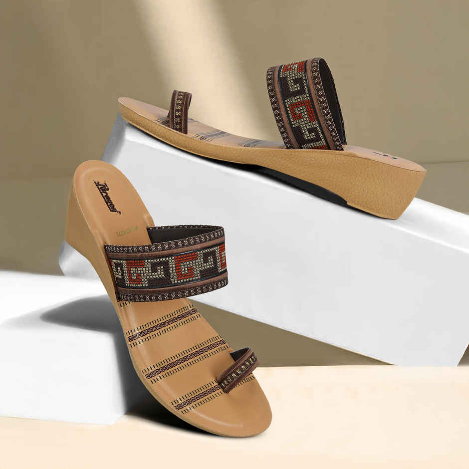 Paragon Women's Brown Pu Sandals PUK7027L UK 8