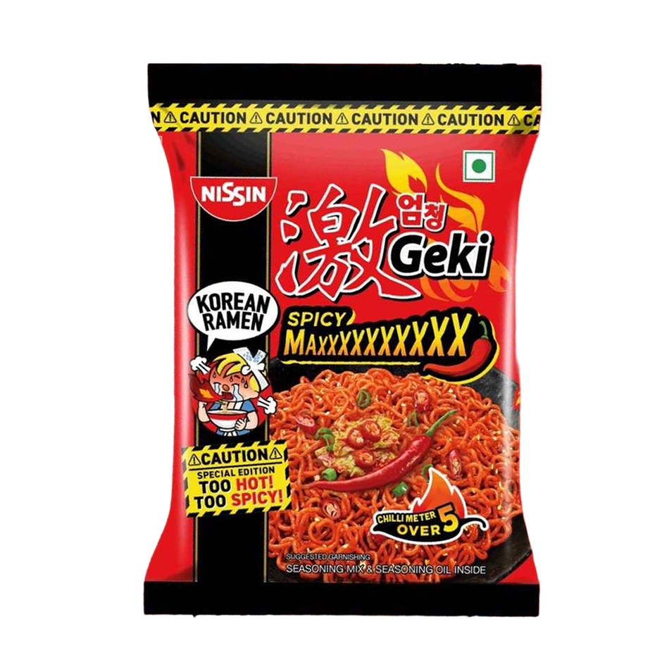 Nissin Geki Spicy Maxx Korean Ramen Noodles