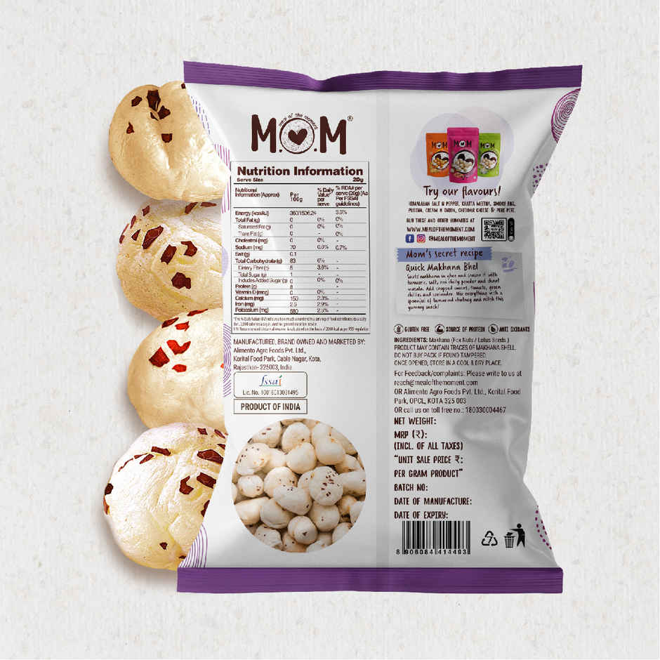 MOM Premium Raw Makhana 200g Combo