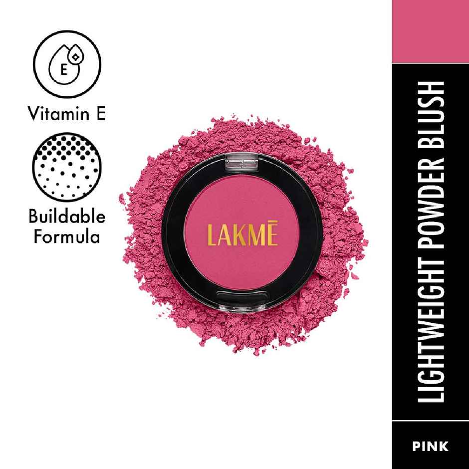 Lakme Face It Blush Flushed Pink B2