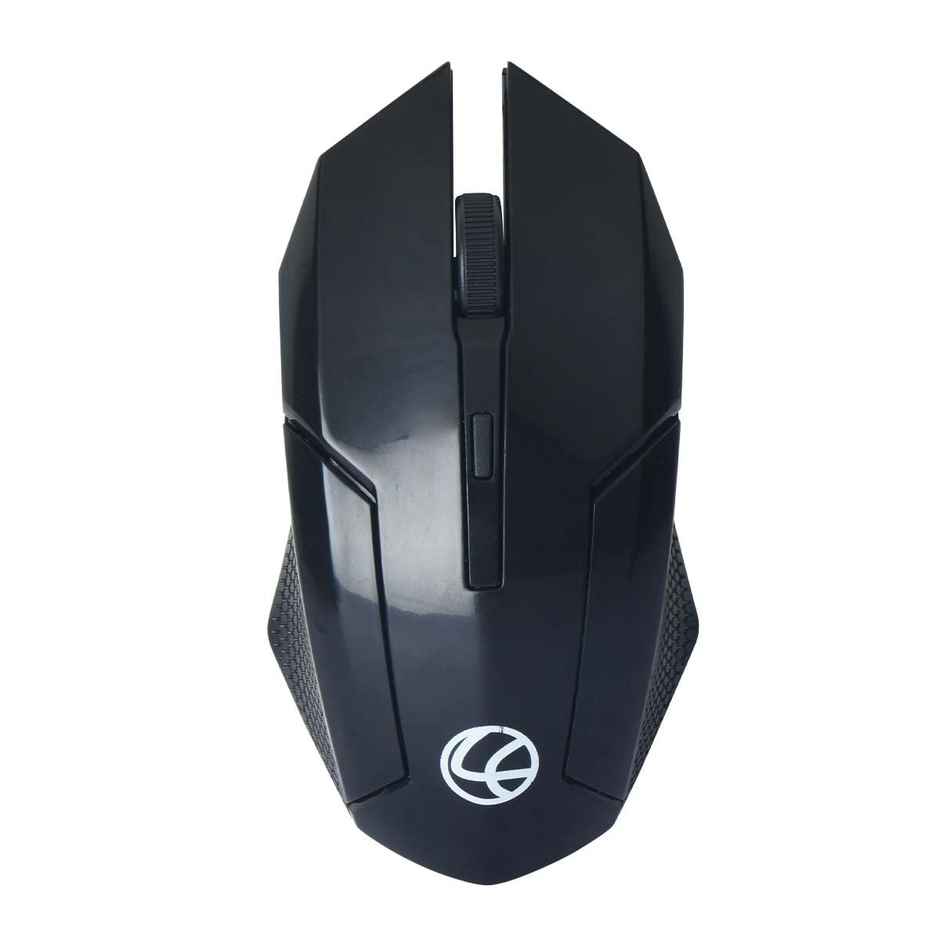 Lapcare Speedy Wireless Gaming Mouse Upto 2400 Dpi |10M Distance |3 M Clicks Duracell Battery - Black
