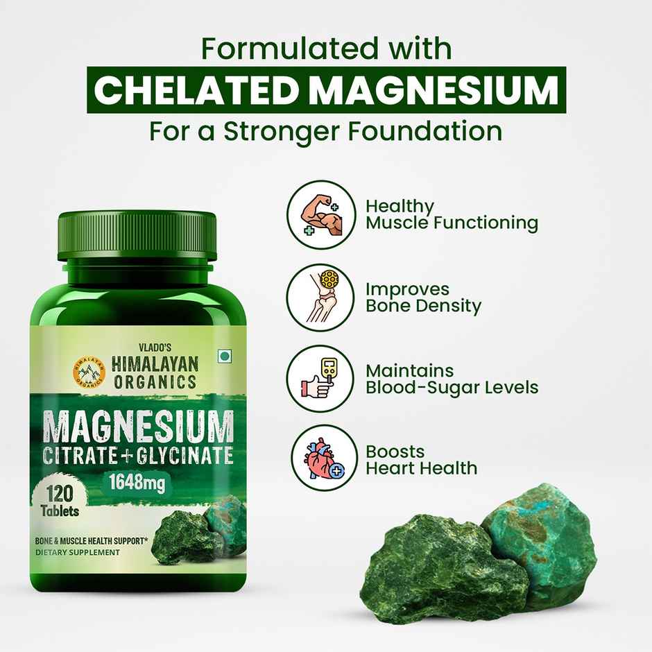 Vlado's Himalayan Organics Magnesium Citrate 120 VEG Tablets