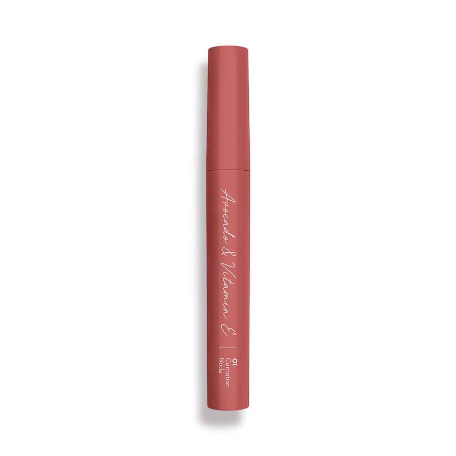 Mamaearth Moisture Matte Longstay Lipstick - 01 Carnation Nude | Moisturizing Combo