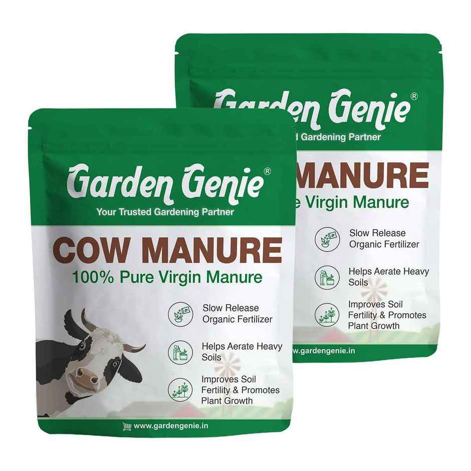 Garden Genie Organic Manure Fertilizer | Cow Manure Khad for Plants