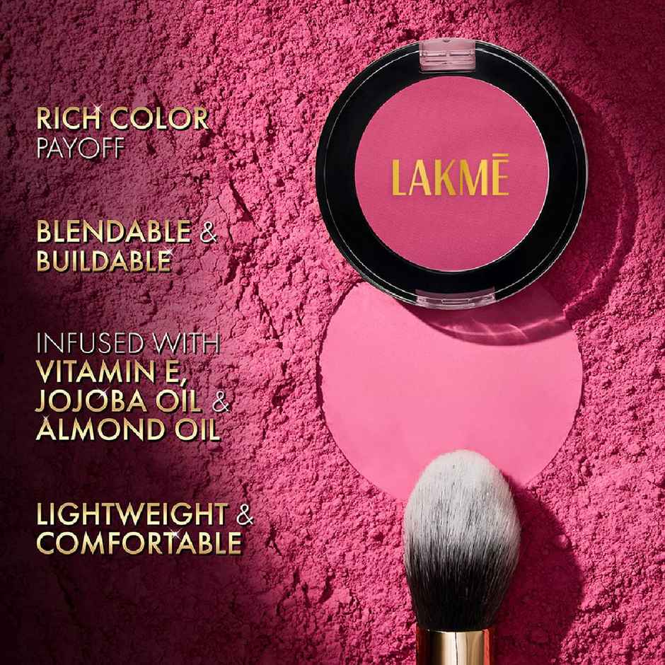 Lakme Face It Blush Flushed Pink B2