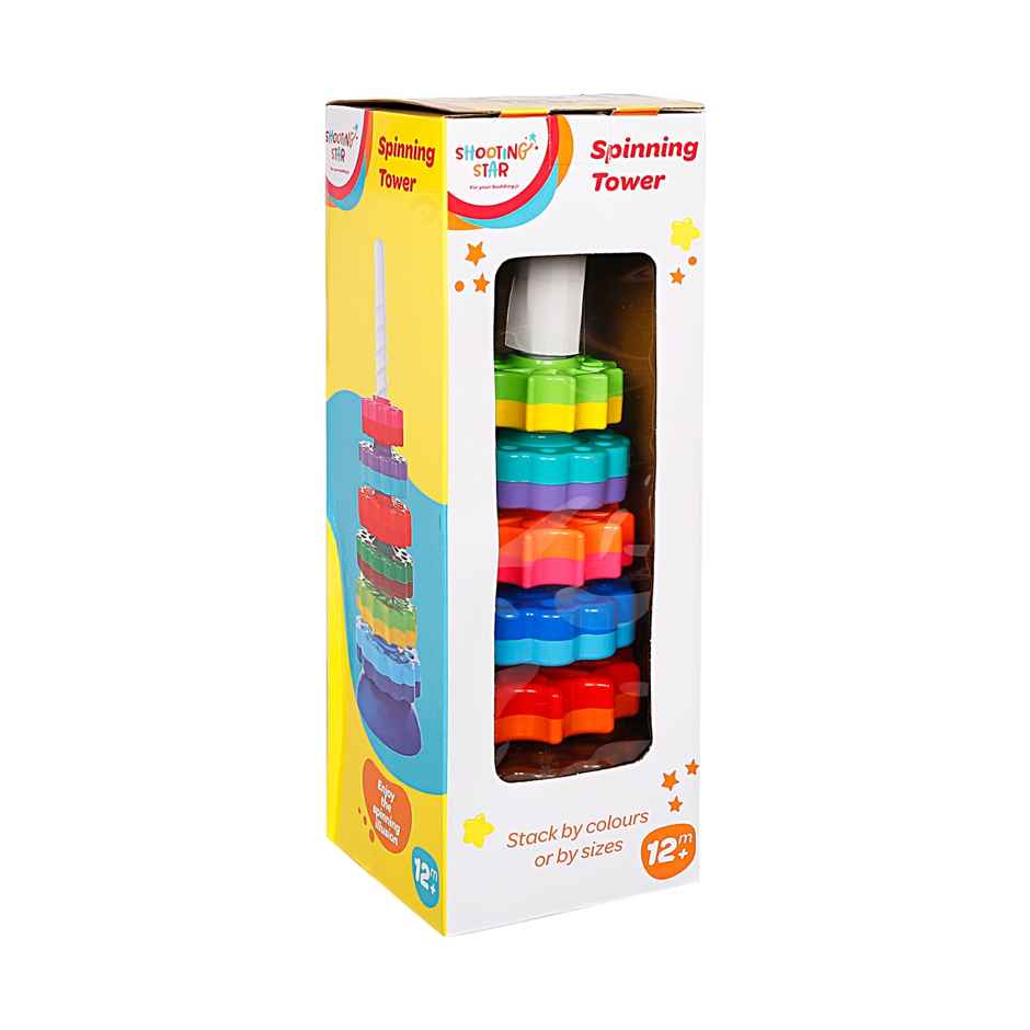 Hamleys Shooting Star Spinning Tower - Multicolour | 12m+