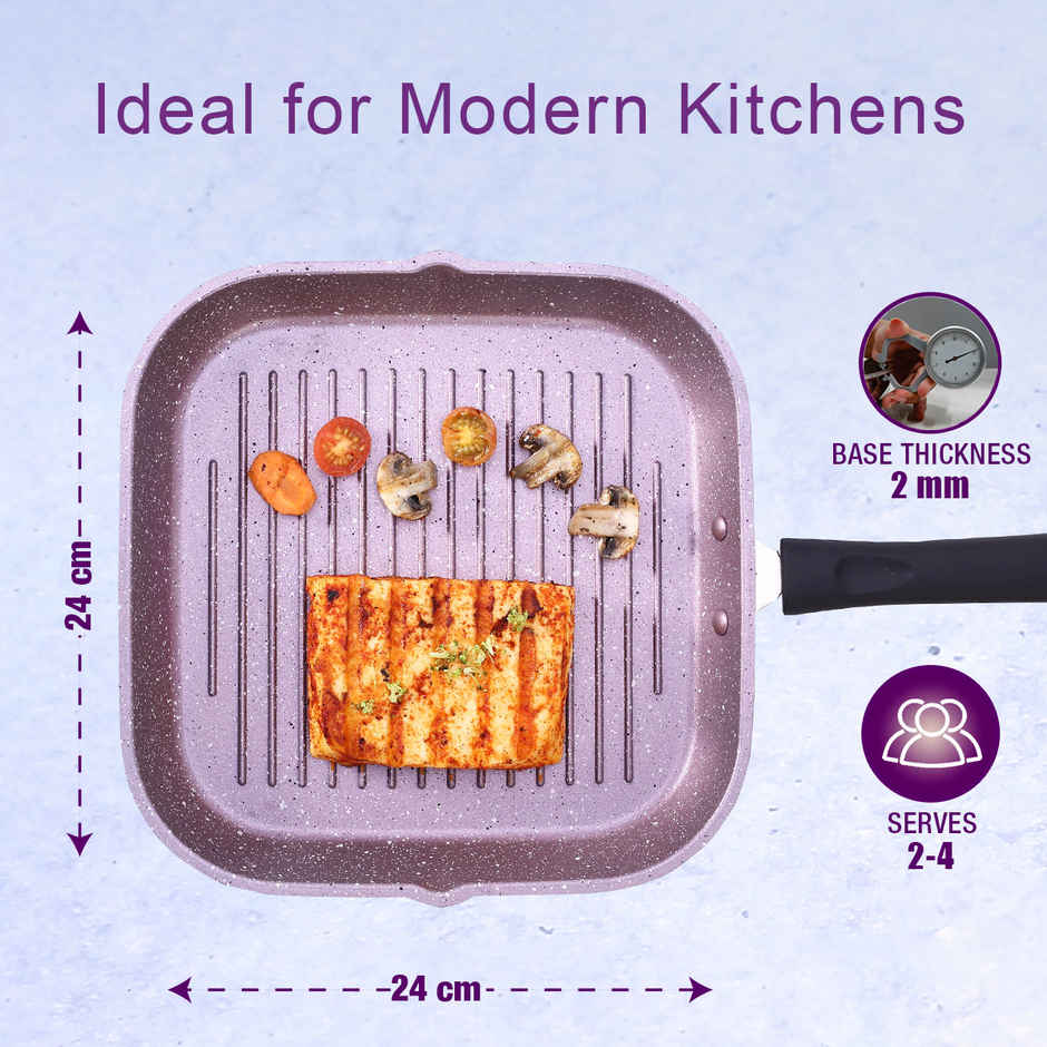 Wonderchef Venice Grill Pan 24 Cm 1.5L