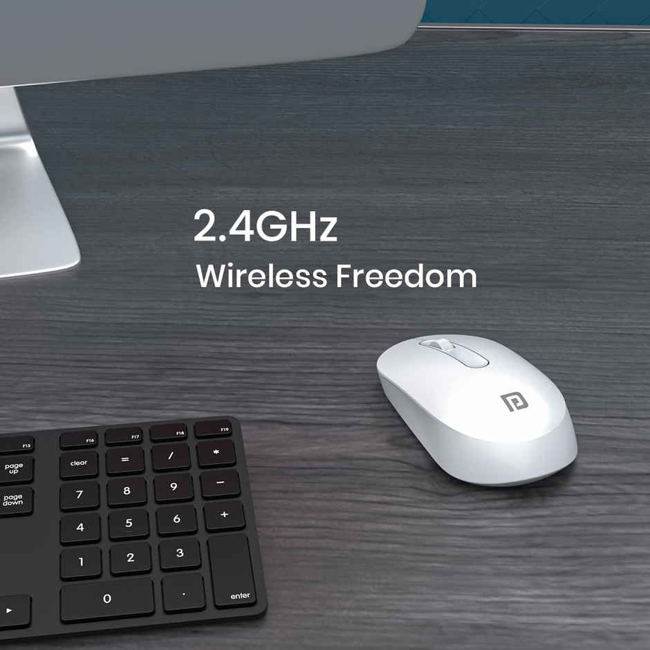 Portronics Toad 13 2.4 GHZ Wireless Mouse White