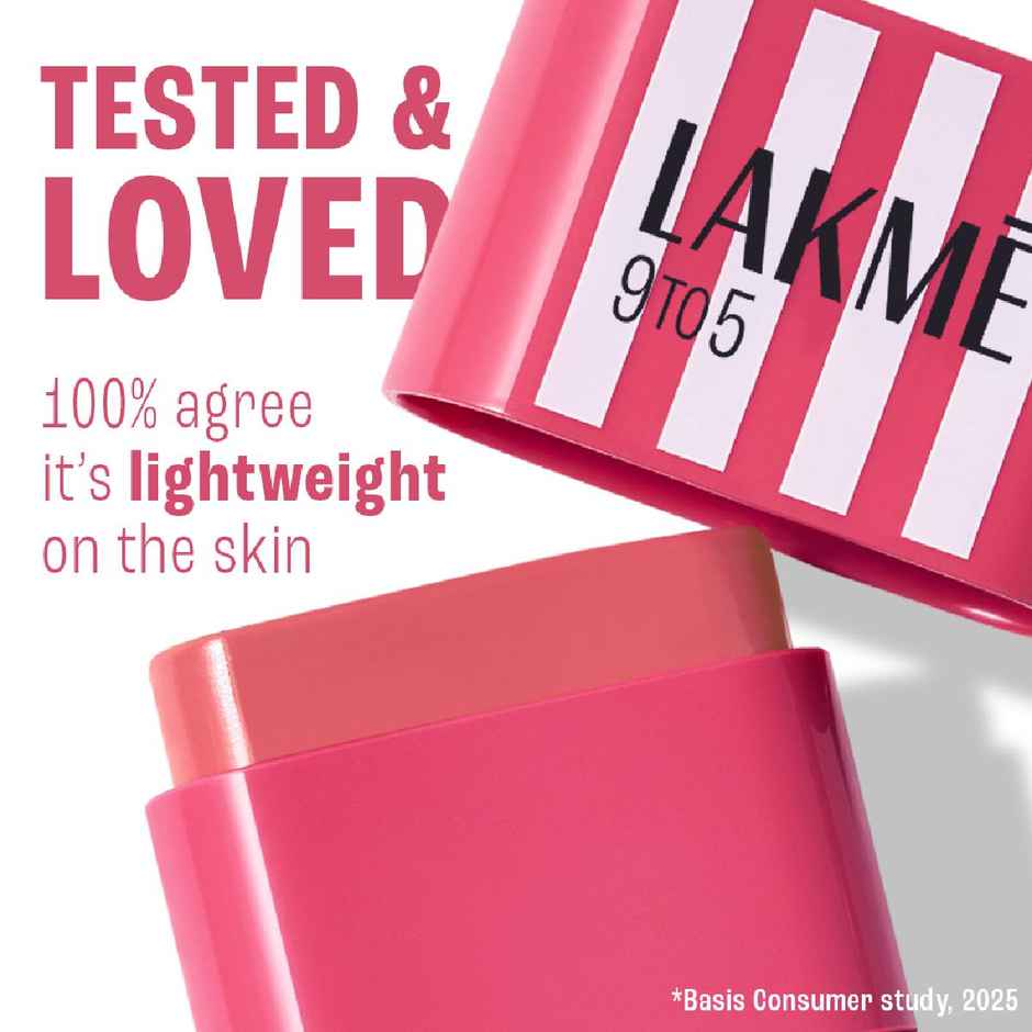 Lakme 9to5 Hya Beach Edit SPF Blush Beach Peach | Creamy Texture | Travel-friendly