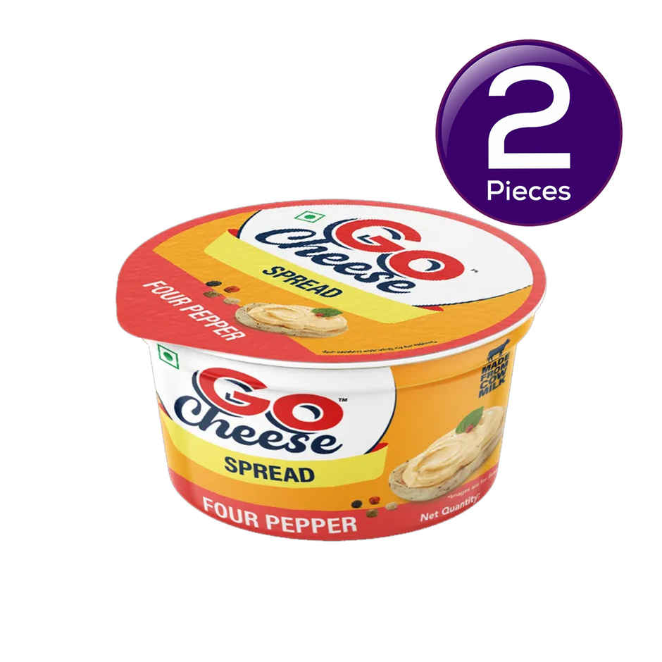 Go Cheese Spread - Four Pepper (Soft & Creamy) Combo