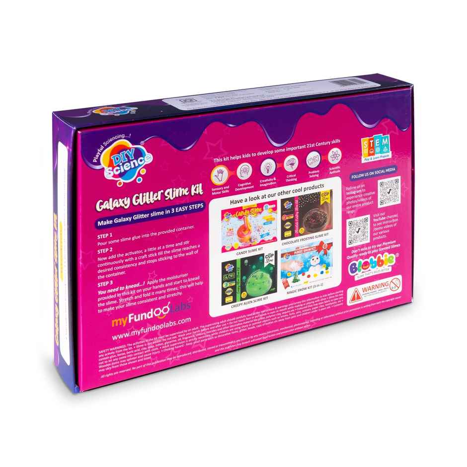 DIY Science Galaxy Glitter Slime Kit