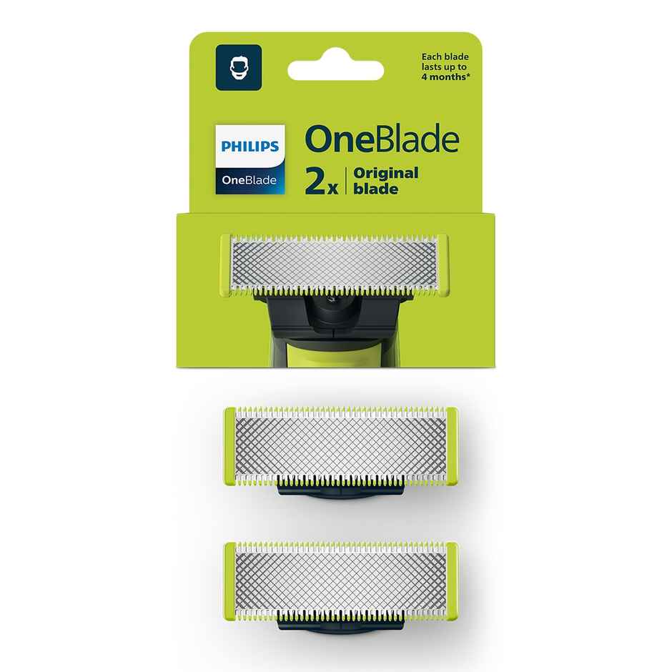 Philips Oneblade Replaceable Blade Pack of 2 Replaceable Blades|QP220/51