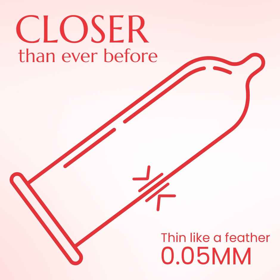 Kindly Health Tease Ultra Thin Strawberry Flavour Condoms