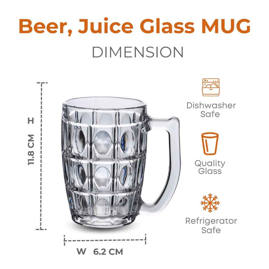 Beer Mug Set | 380 ml Each | Yera Glassware