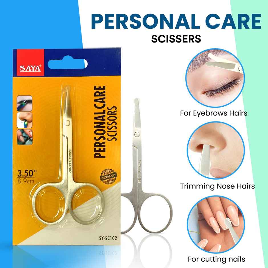 Saya Personal Care Scissors - Precision Scissors for Grooming and Everyday Use