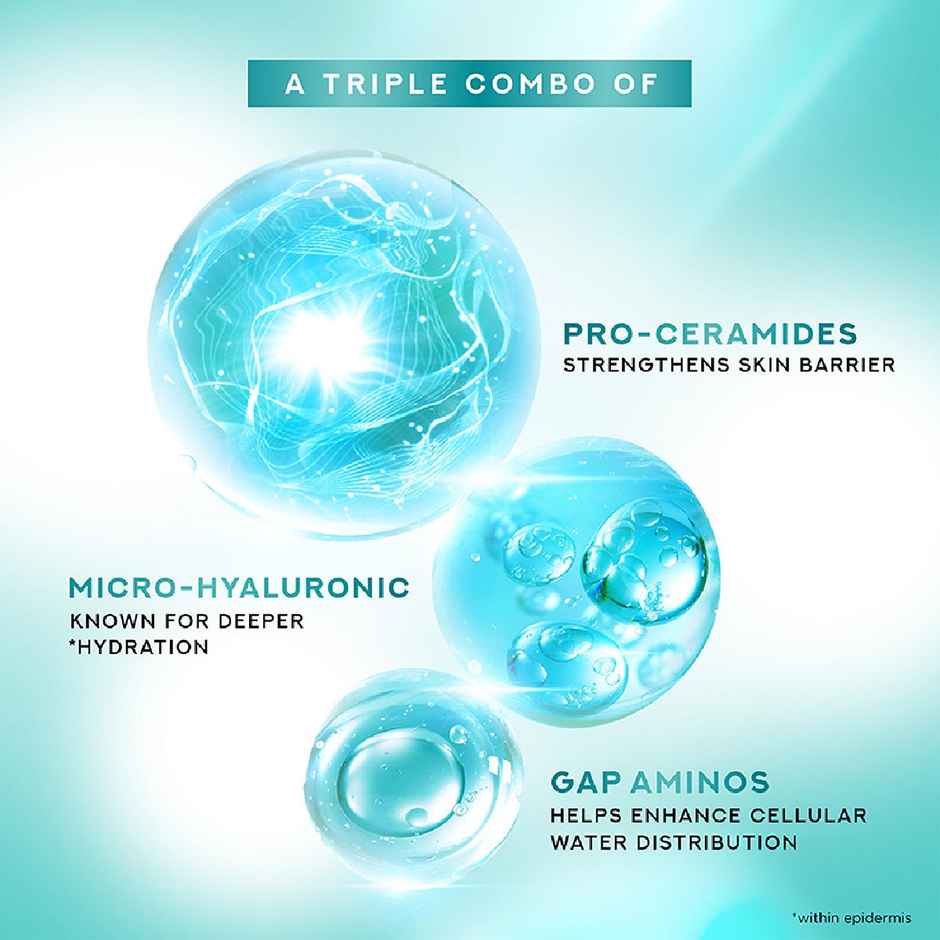 Pond's  Light Moisturiser With Cera-Hyamino For 5X Dryness Repair For Soft, Smooth Skin, 50Ml