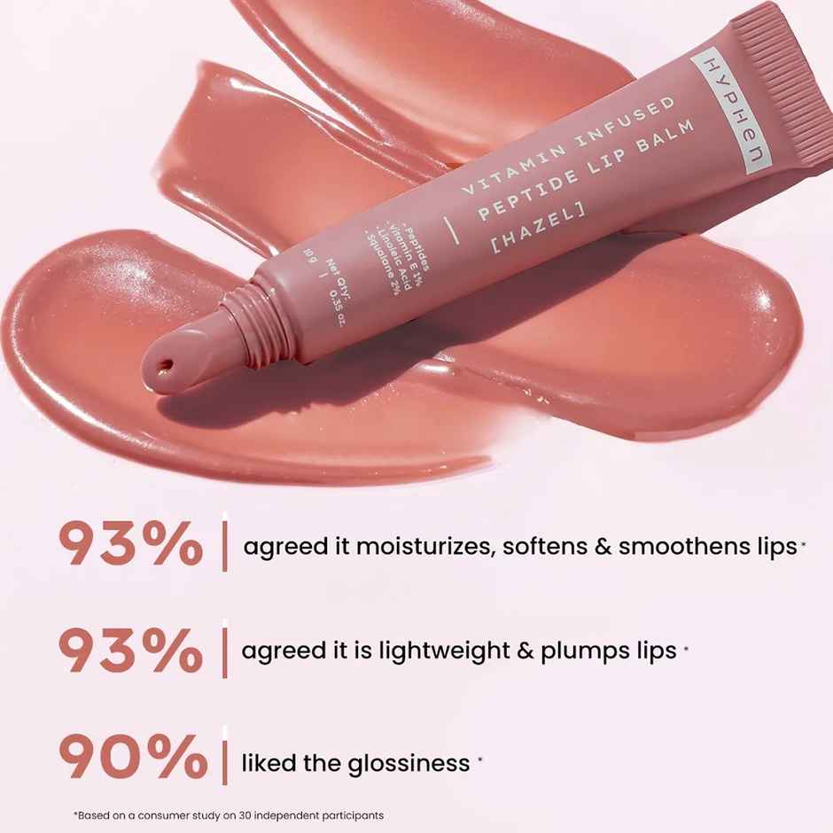 Hyphen Vitamin-Infused Peptide Tinted Lip Balm - Hazel