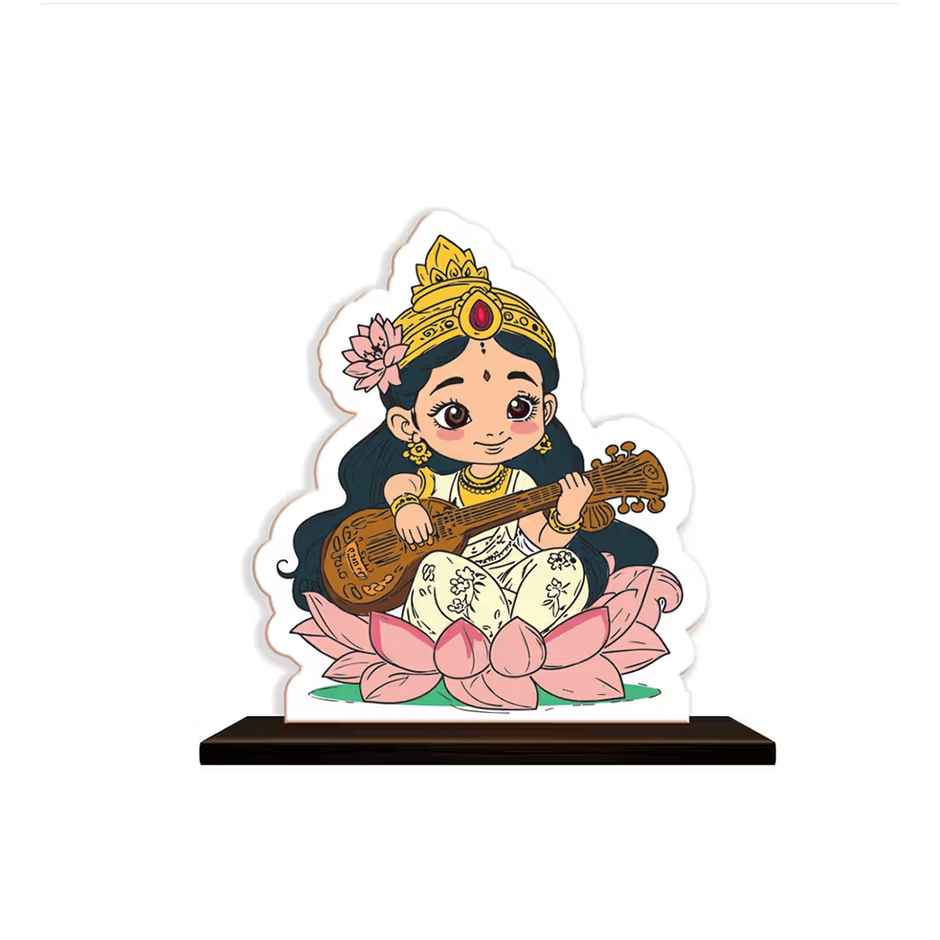 Goddess Sarswasti Idol | Showpiese | Mad Over Prints