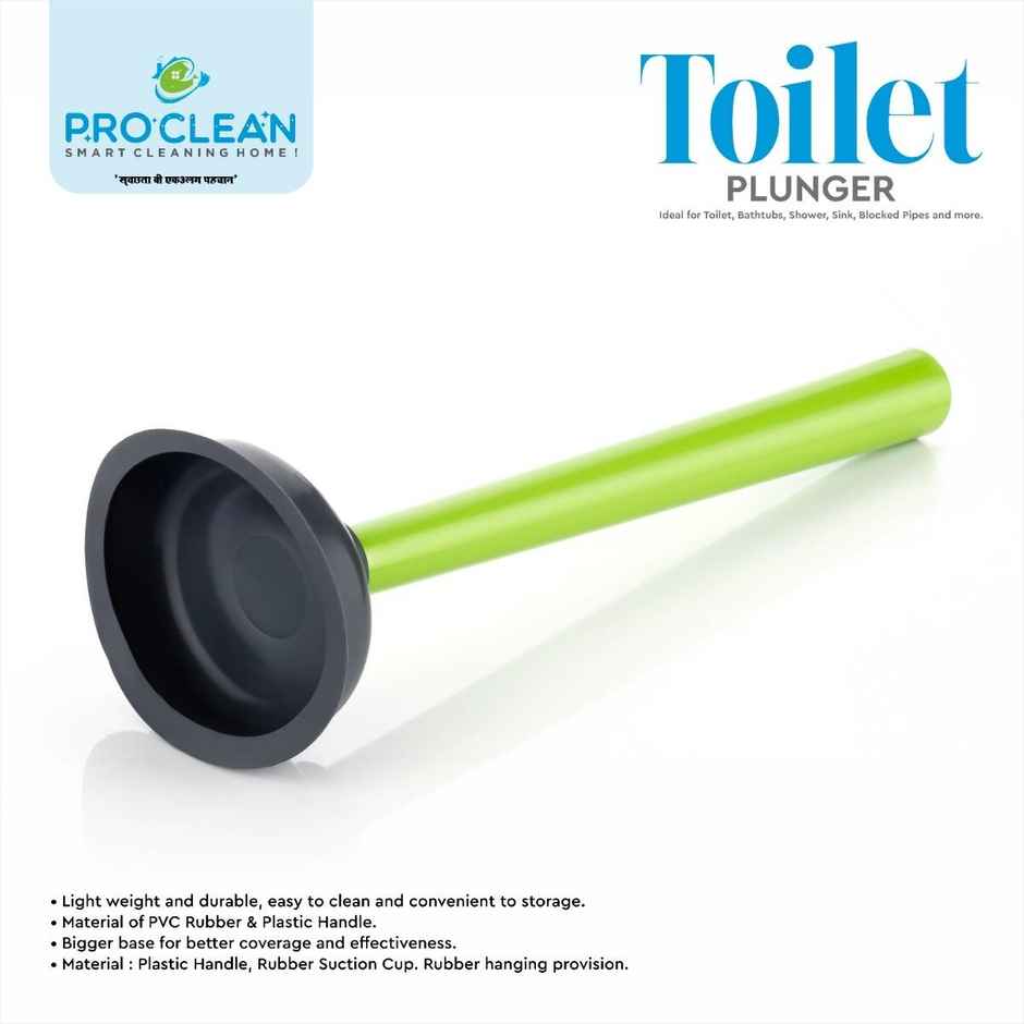PROCLEAN Toilet Plunger | Green