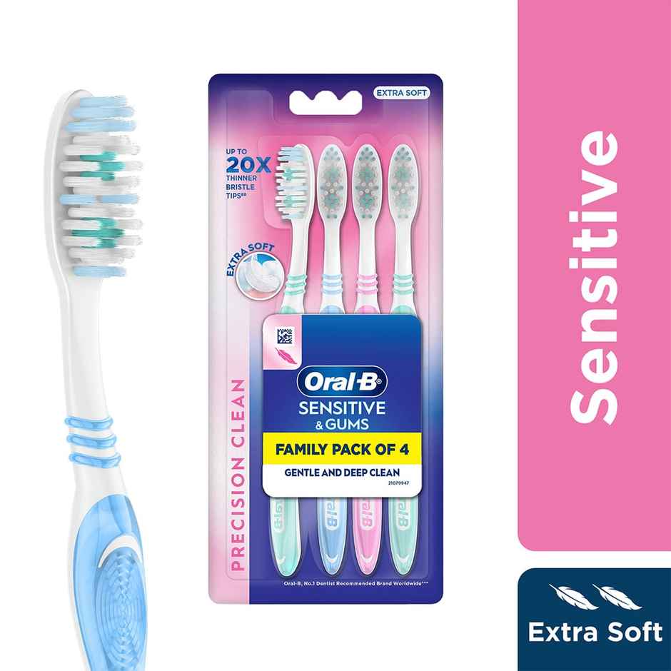 Oral-B Sensitive Ultrathin Family pack of Extra Soft Toothbrushes