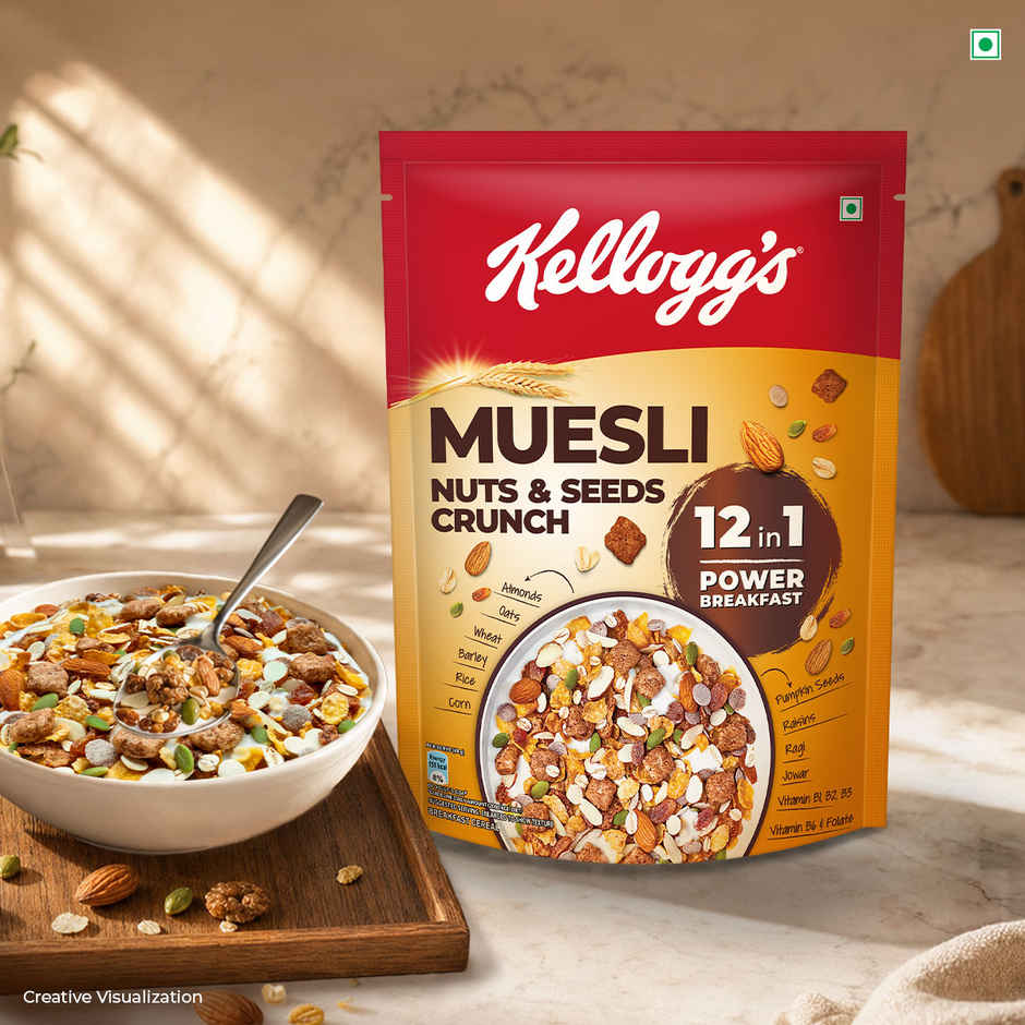 Kellogg's Muesli Nuts and Seeds Crunch | 12 in 1 Power Breakfast