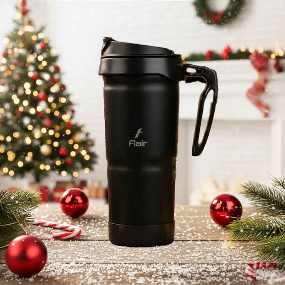 Flair Atom 709 ml Stainless Steel Insulated Mug | Black