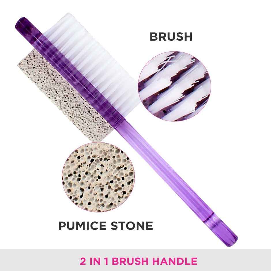 VEGA 2 In 1 - Foot Brush & Pumic Stone (Pd-01)