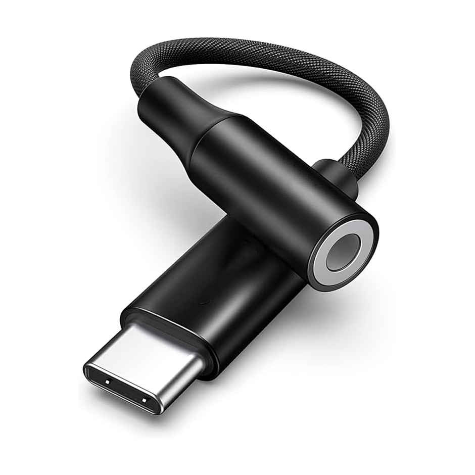 Ailkin Type-C to 3.5mm Audio Jack Connector|Adapter|DAC for Type-C Phones Headphones Converter|Grey