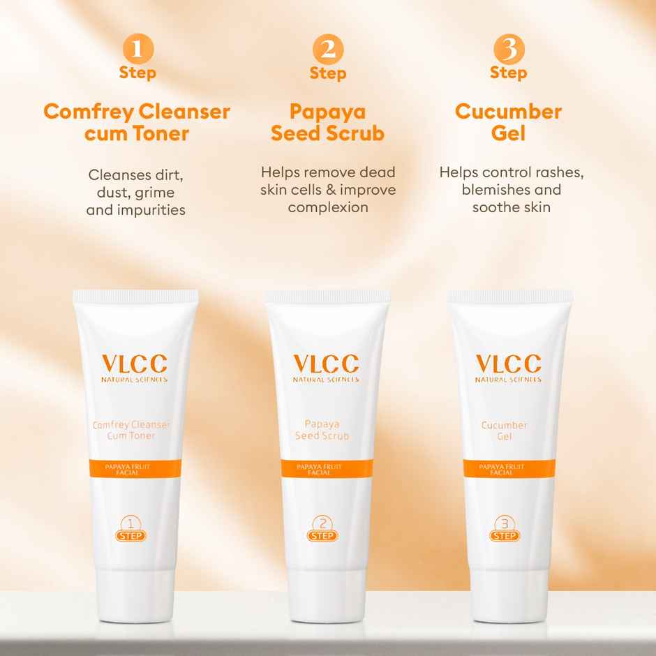 VLCC Papaya Fruit Single Facial Kit